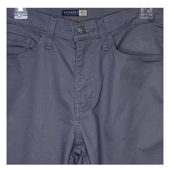 NEW Dockers All Motion Comfort Waistband Men’s Pants 32” x 30” Gray Straight Leg - Picture 2 of 16